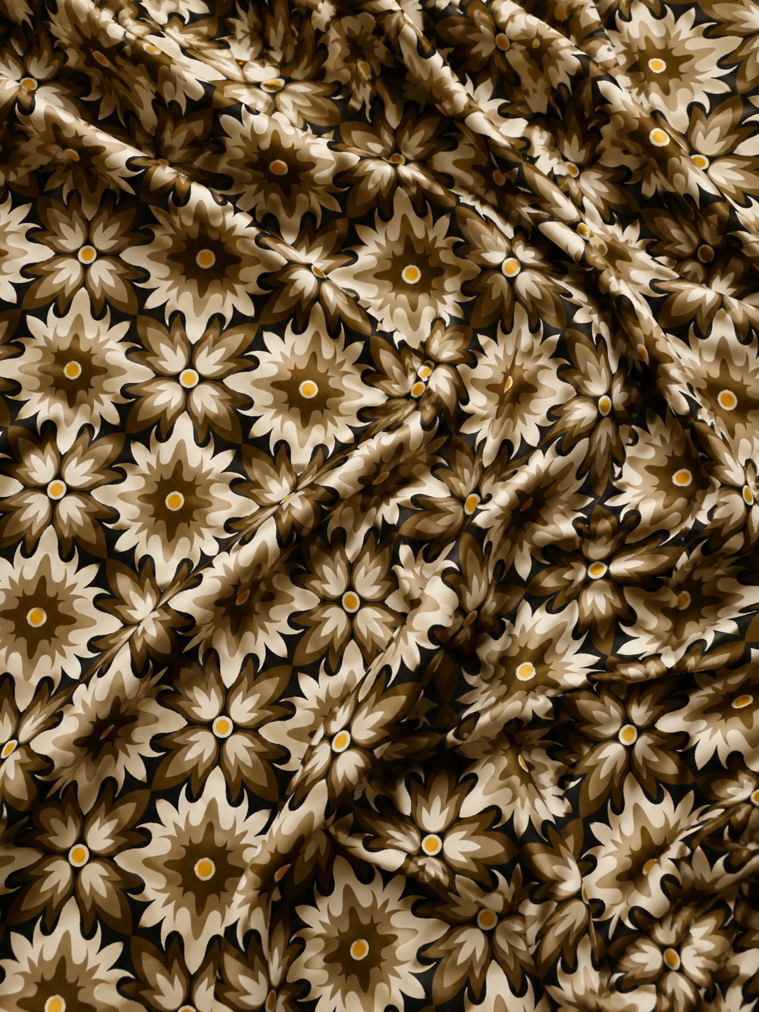 Mocha Bloom — Printed Lawn 2-Piece Unstitched Suit
