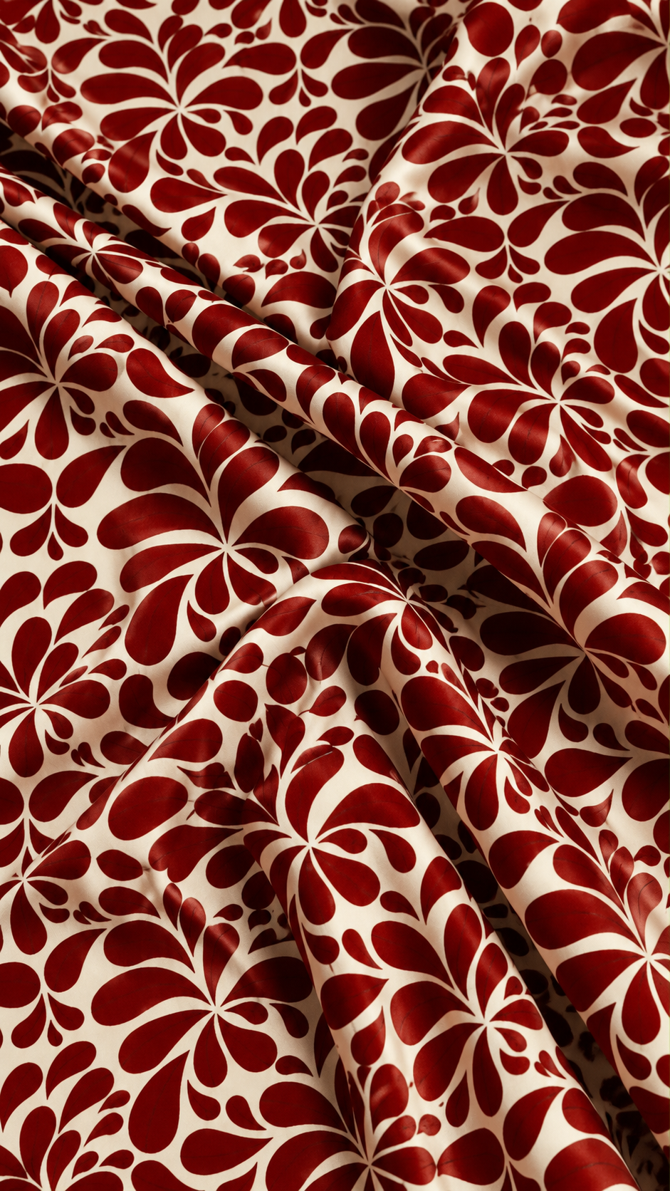 Crimson Bloom — Printed Lawn 2-Piece Unstitched Suit