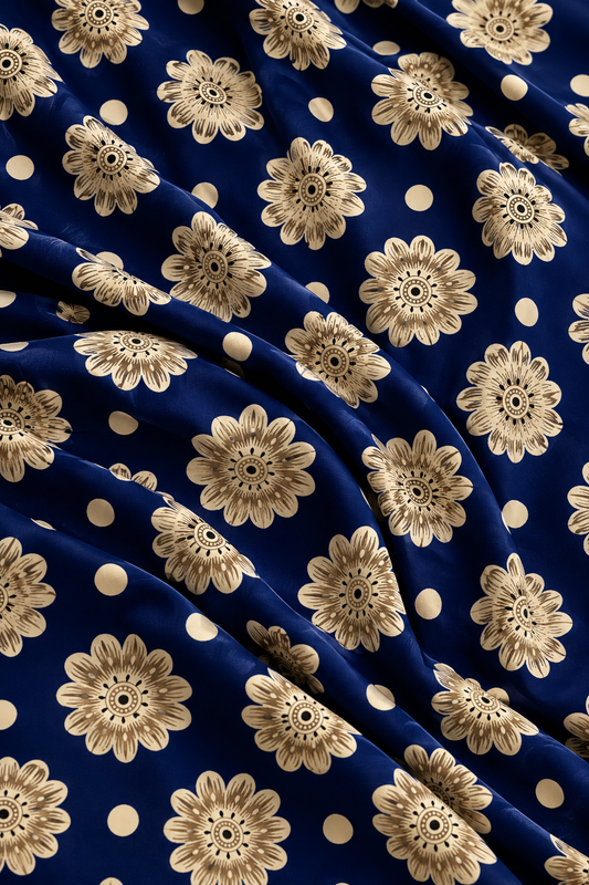 Royal Bloom — Printed Khaddar 2-Piece Unstitched Suit