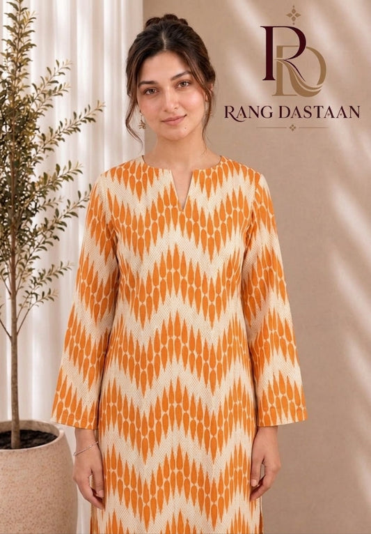 Amber Wave — Printed Lawn 2-Piece Suit