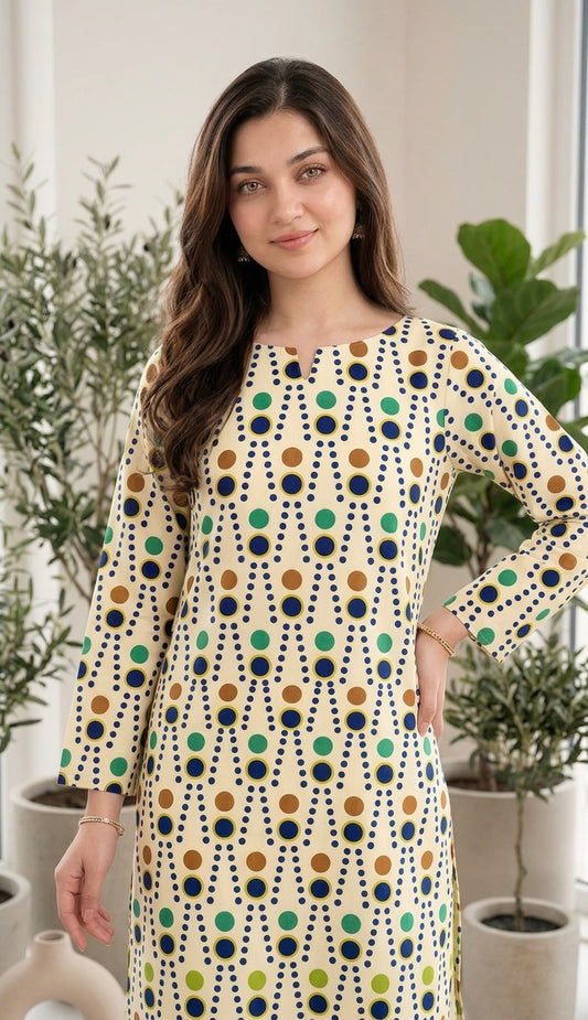 Meadow Dots — Printed Lawn 2-Piece Unstitched Suit