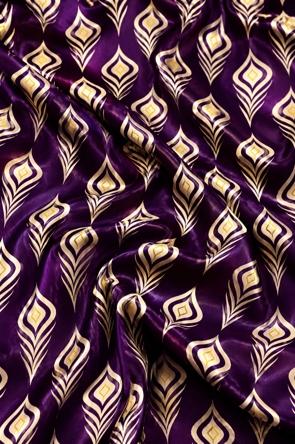 Royal Plum — Printed Lawn 2-Piece Unstitched Suit