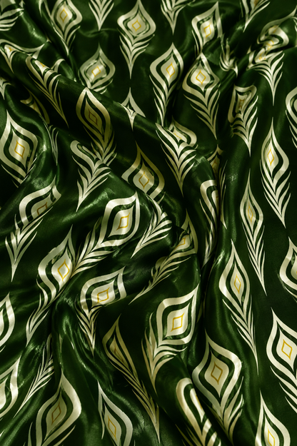 Emerald Leaf — Printed Lawn 2-Piece Unstitched Suit