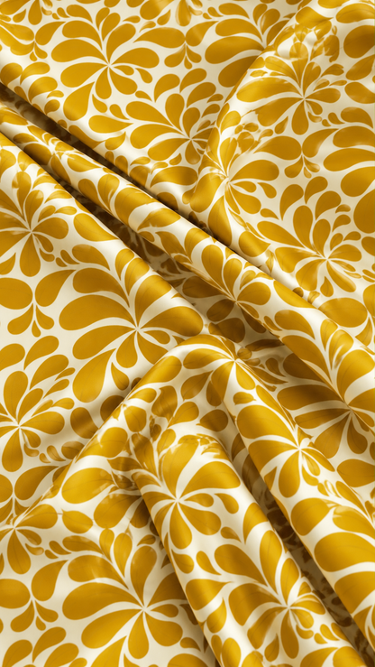 Golden Olive — Printed Lawn 2-Piece Unstitched Suit