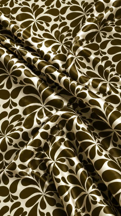 Olive Blossom — Printed Lawn 2-Piece Unstitched Suit