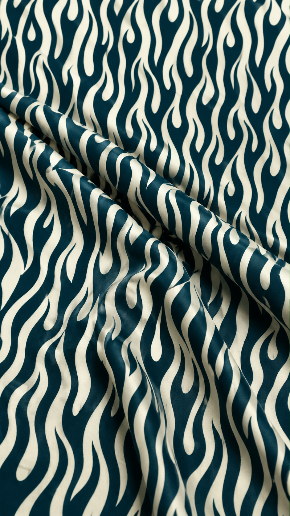 Teal Flame — Printed Lawn 2-Piece Unstitched Suit