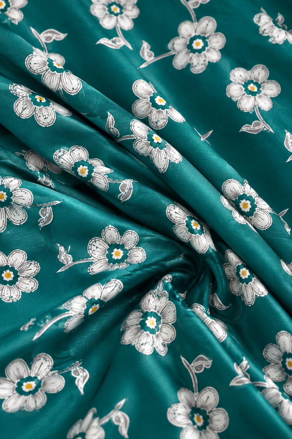 Teal Garden — Printed Lawn 2-Piece Suit