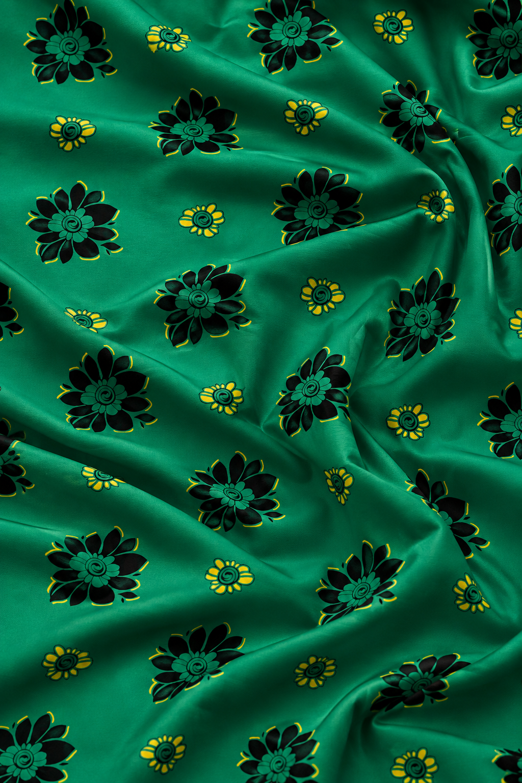 Emerald Bloom — Printed Khaddar 2-Piece Unstitched Suit