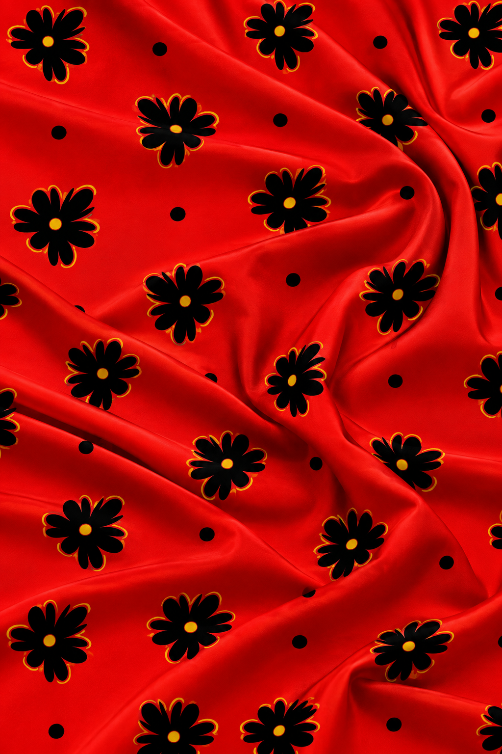 Crimson Daisy — Printed Khaddar 2-Piece Unstitched Suit