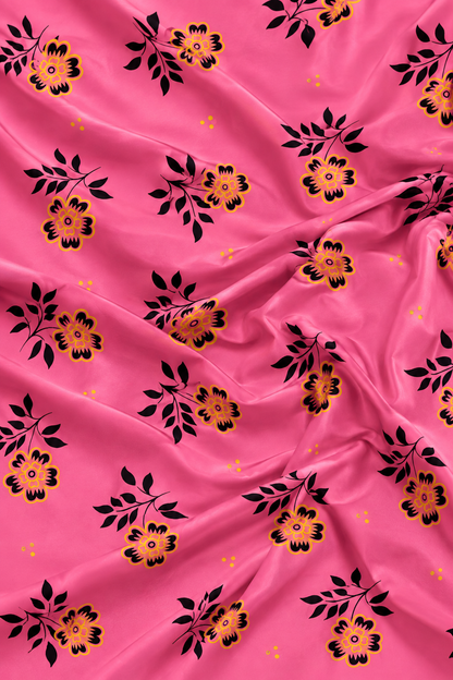 Rose Bloom — Printed Khaddar 2-Piece Suit