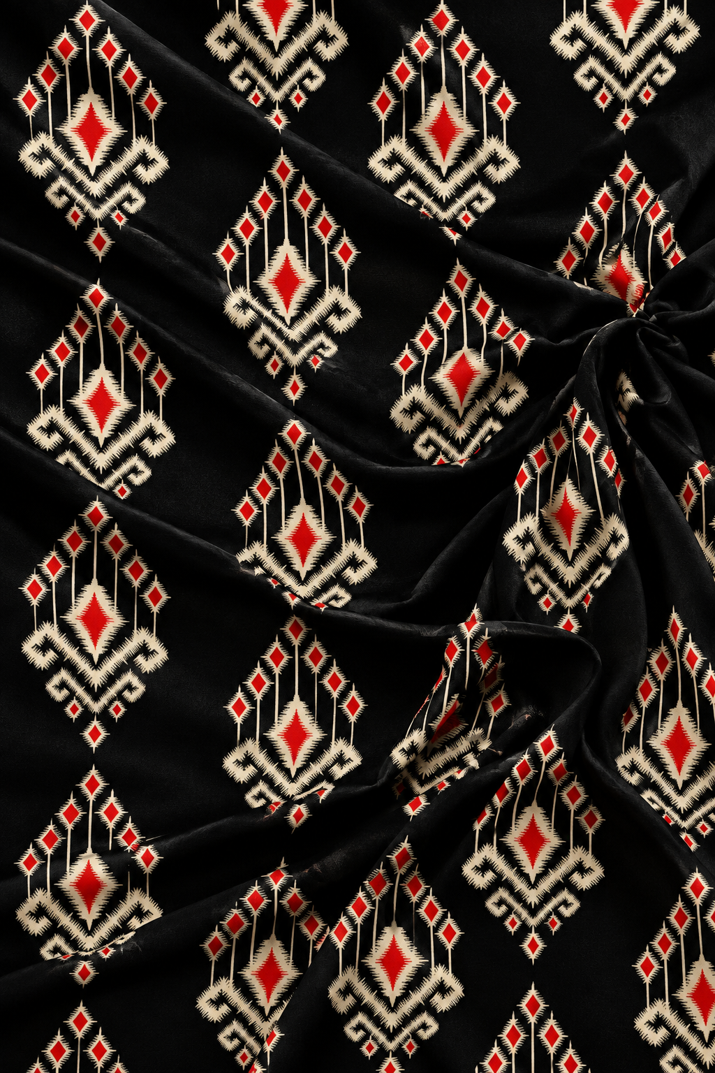 Black Heritage — Printed Khaddar 2-Piece Unstitched Suit