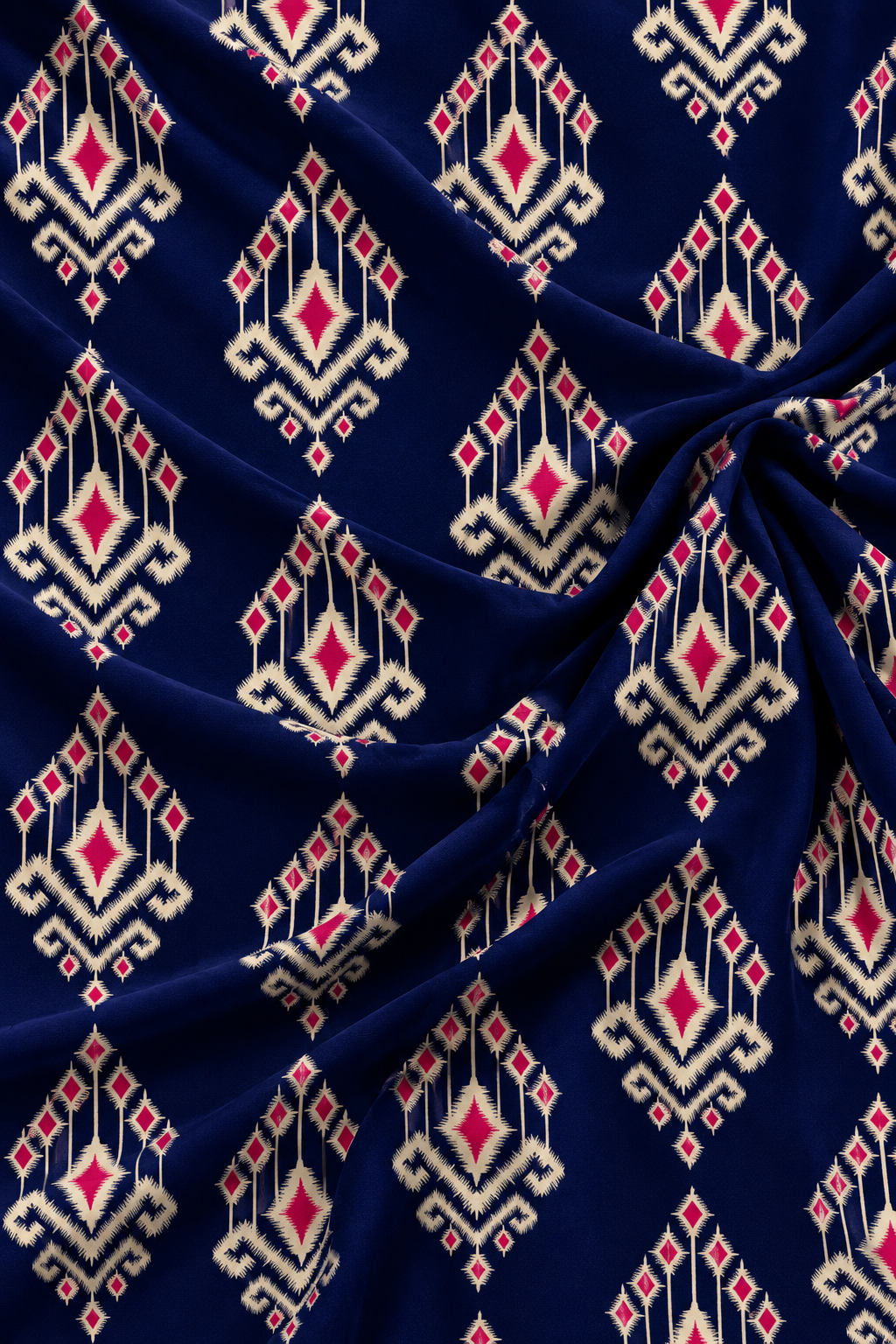 Royal Geometric — Printed Khaddar 2-Piece Suit