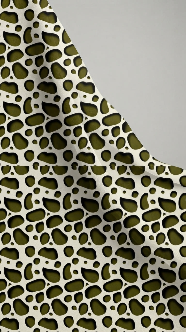 Olive Pebble — Printed Lawn 2-Piece Suit