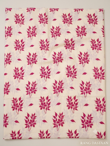 Pink - Printed Lawn 2-Piece Unstitched Suit