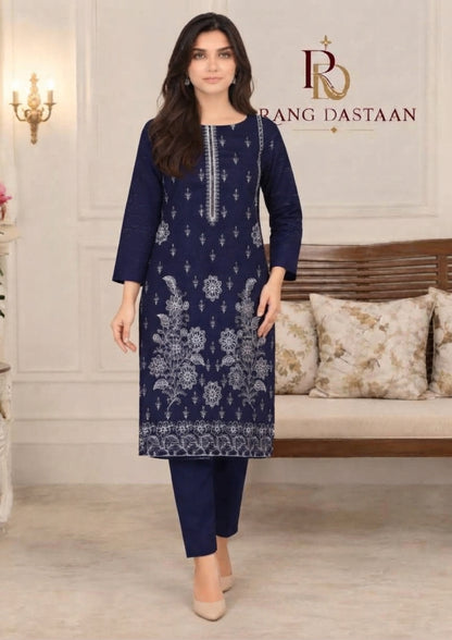 CRYSTAL DHANAK HEAVY EMBROIDERED 3PC SUIT