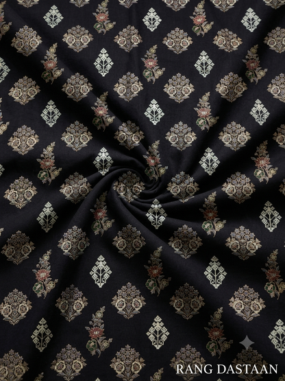 Midnight Heritage - Printed Lawn 2-Piece Unstitched Suit