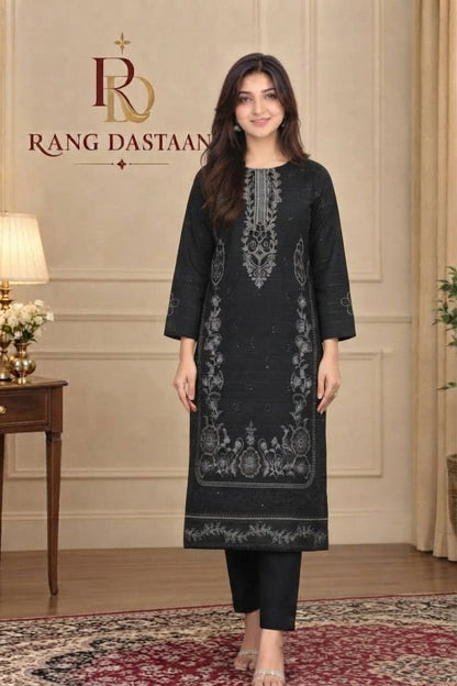 CRYSTAL DHANAK HEAVY EMBROIDERED 3PC SUIT