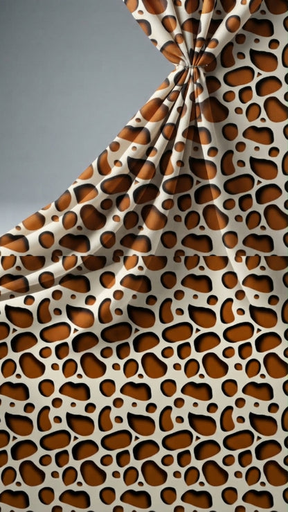 Caramel Safari — Printed Lawn 2-Piece Suit