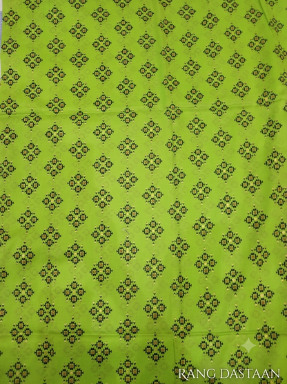 Lime Green Charm - Printed Lawn 2-Piece Unstitched Suit